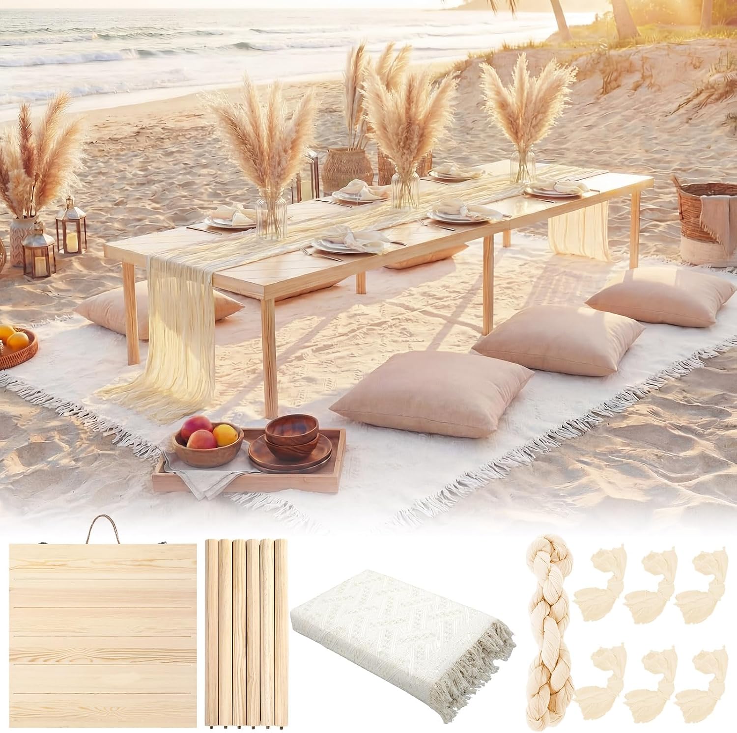 Napkin Folding Set - Folding Picnic Table Set With Extra