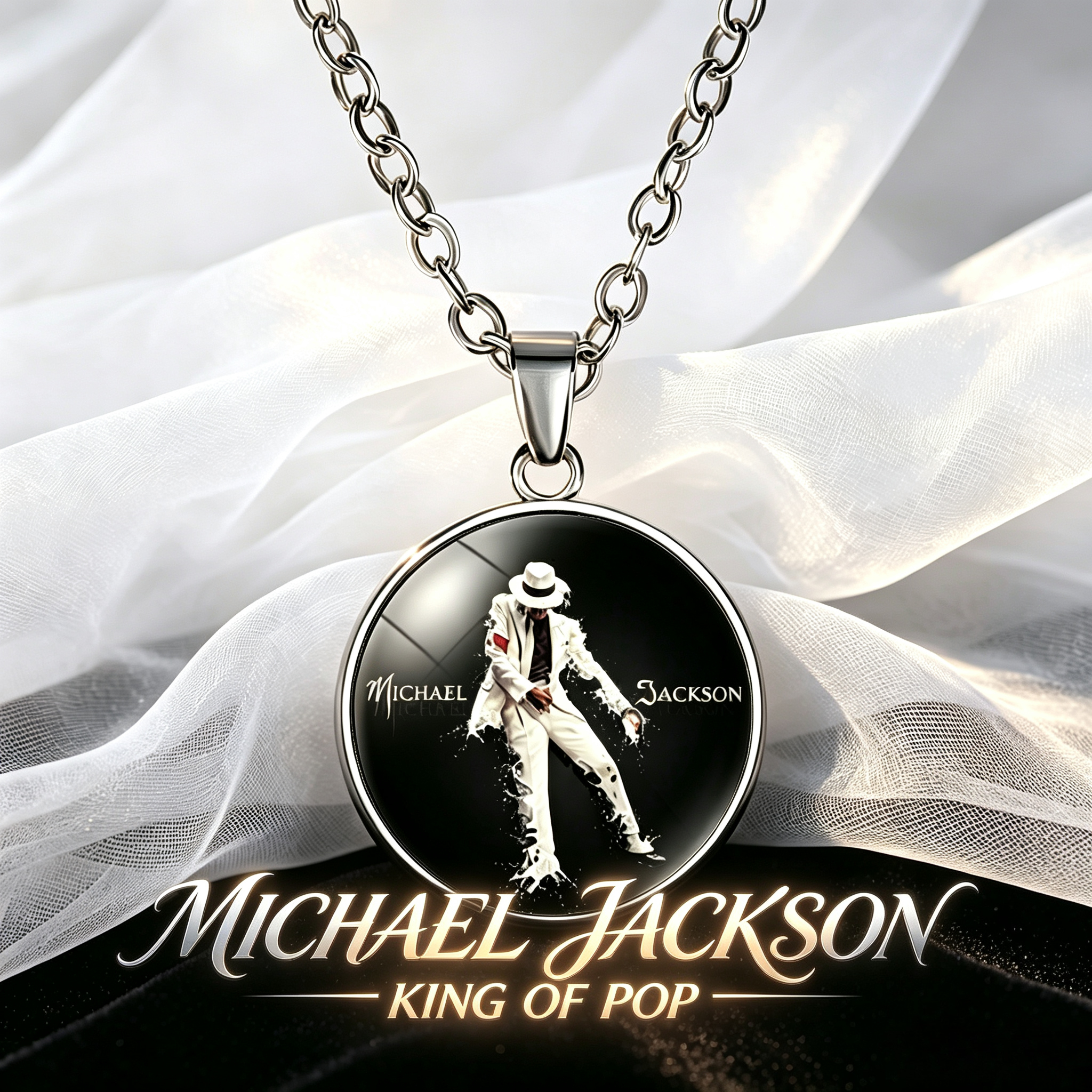 Party Favor Bag - 2026 New Michael Jackson Necklace for