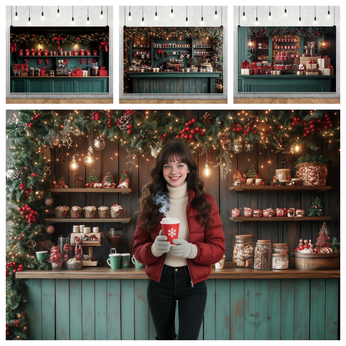 Christmas Photography Backdrop – обзор и цена Dessert Table Backdrop