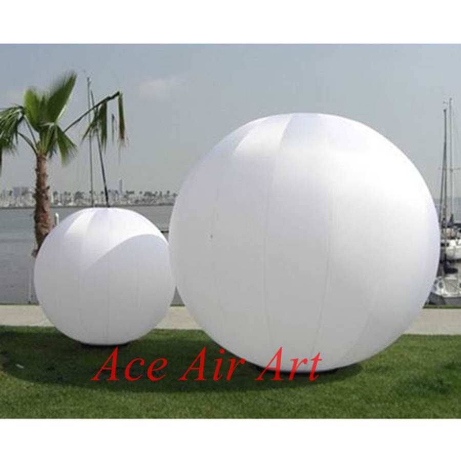 Inflatable White Round Ball, P – обзор и цена Party Event Supplier