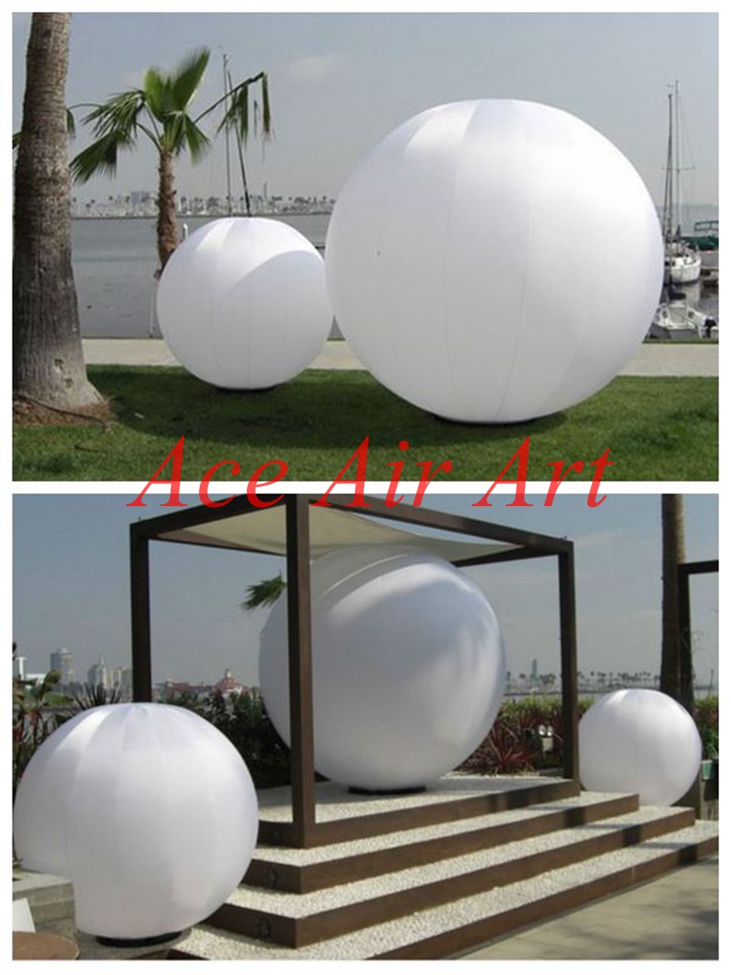 Inflatable White Round Ball, P – обзор и цена Party Event Supplier