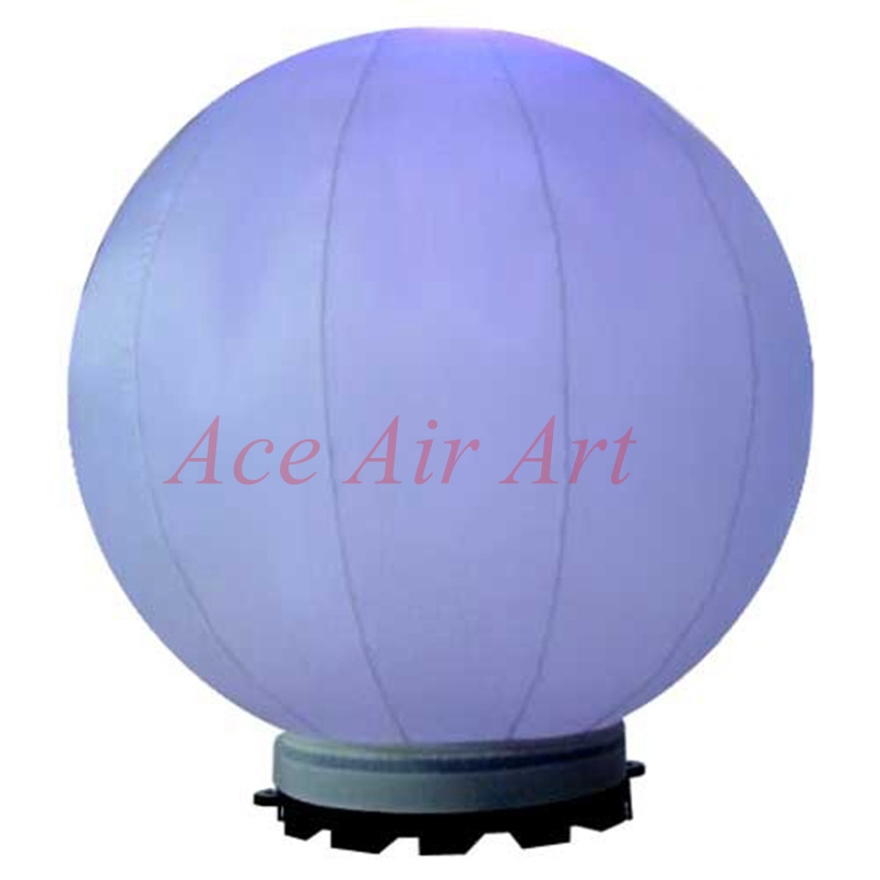 Inflatable White Round Ball, P – обзор и цена Party Event Supplier