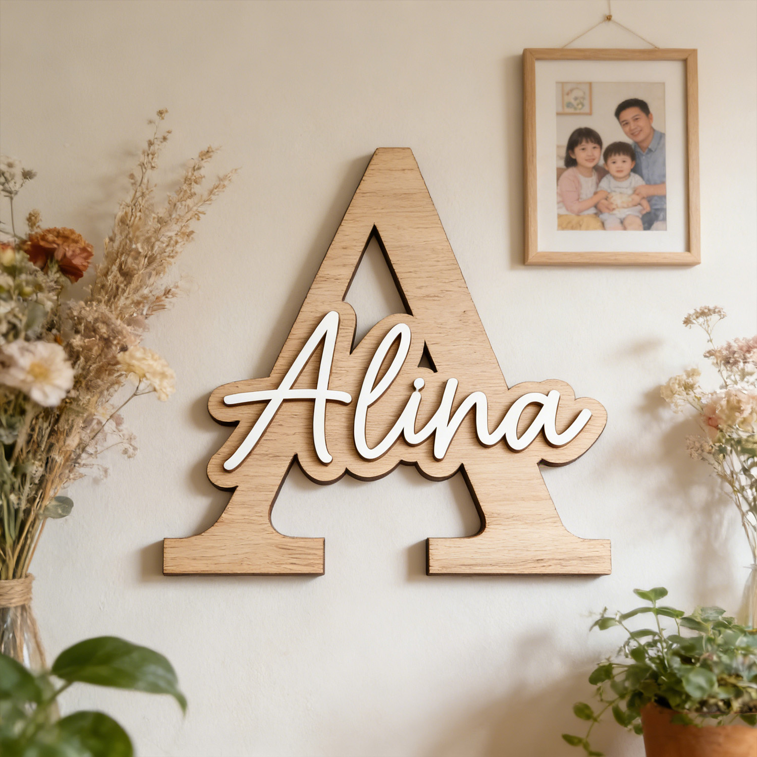 1pc Customizable Wooden Letter – обзор и цена Eve Party