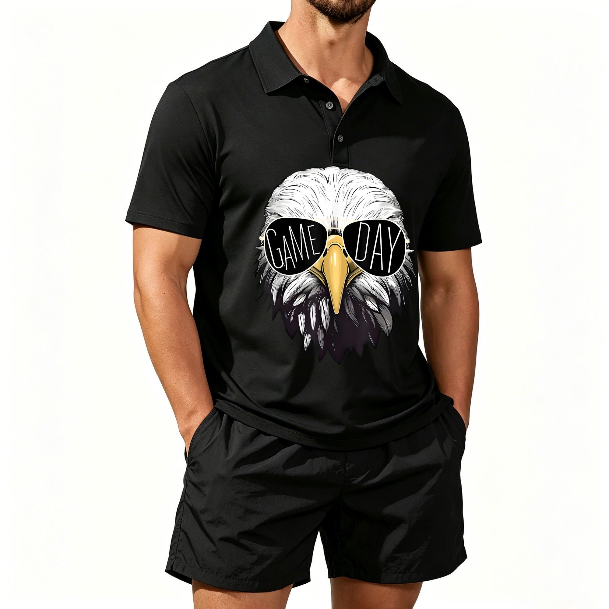 Men's Polo Shirt and Beach Sho – обзор и цена Event & Party Supply Photos