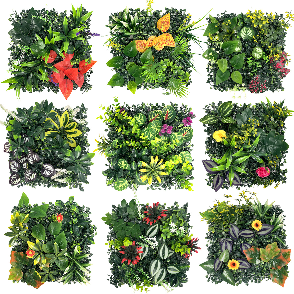 Artificial Plants Grass Wall P – обзор и цена Flower Wall Panel