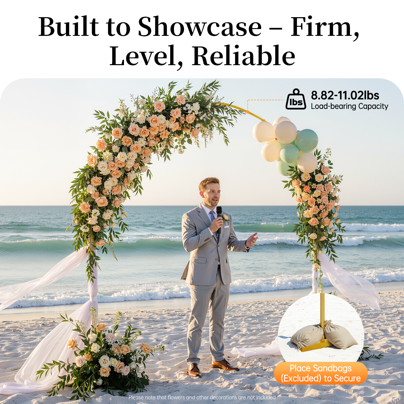 Wedding Arch Stand Metal Round – обзор и цена Photo Booth Frame
