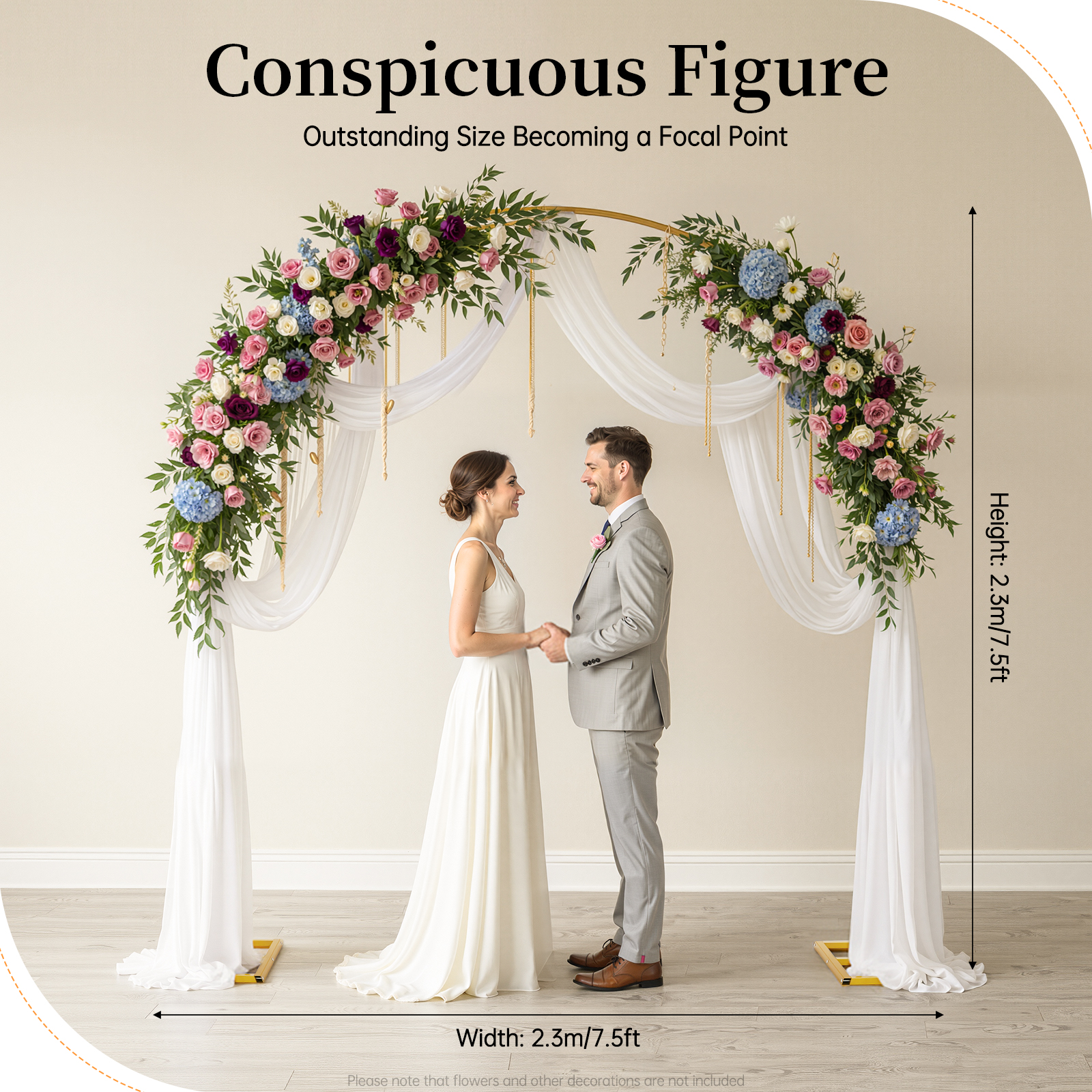 Wedding Arch Stand Metal Round – обзор и цена Photo Booth Frame