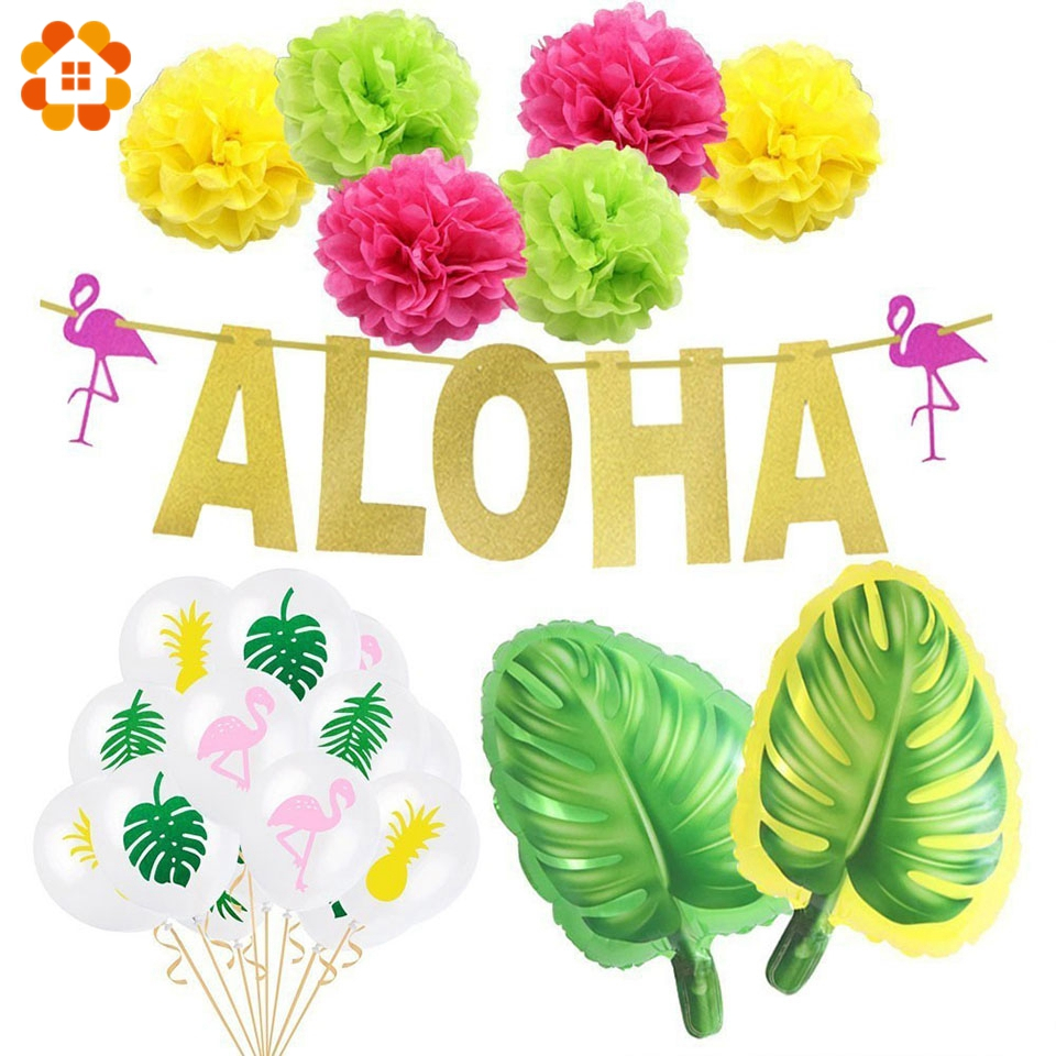 1set Hawaiian Party Decoration – обзор и цена Balloon Arch Kit