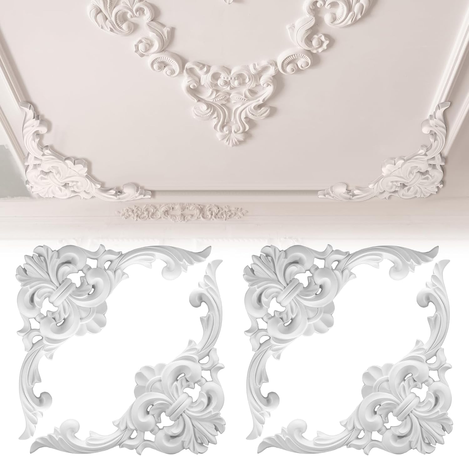 PU Ceiling Molding Kit Corner  – обзор и цена Flower Wall Panel