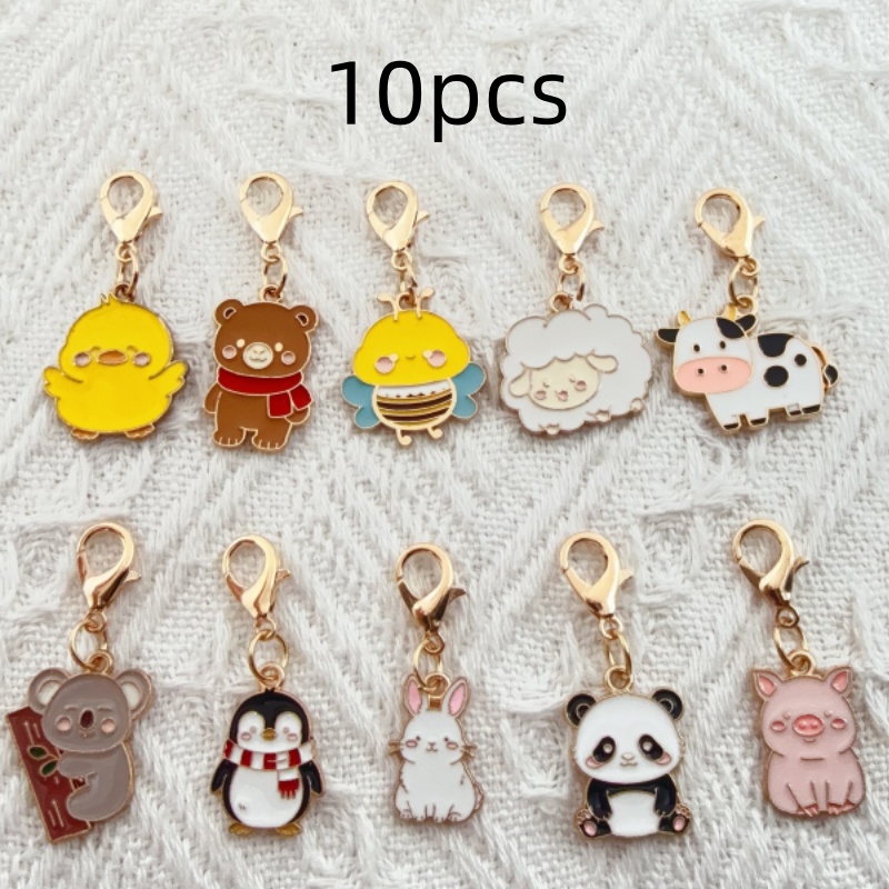 10pcs alloy drip oil cartoon a – обзор и цена Event Party