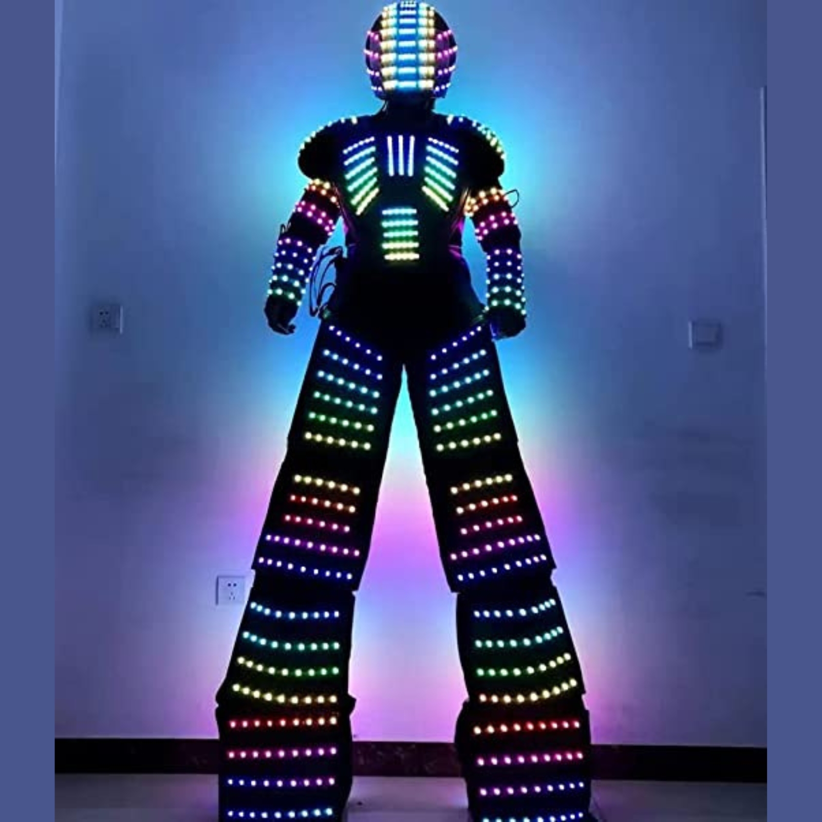 Adult LED Robot Costume Lumino – обзор и цена Event Party Dj