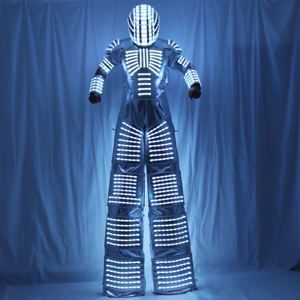 Adult LED Robot Costume Lumino – обзор и цена Event Party Dj