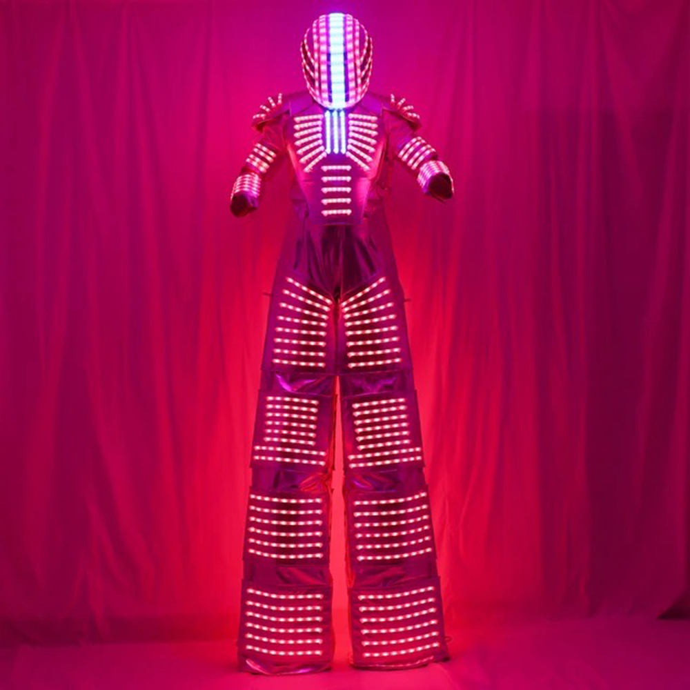 Adult LED Robot Costume Lumino – обзор и цена Event Party Dj