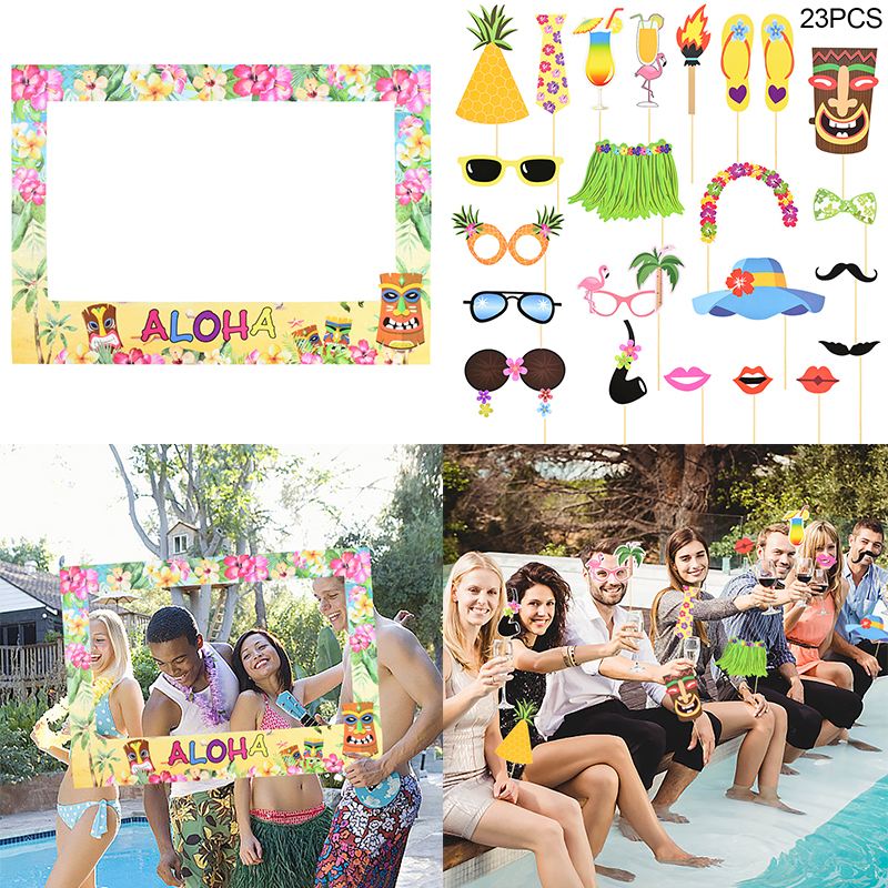Hawaiian Party Aloha Photo Boo – обзор и цена Photo Booth Frame