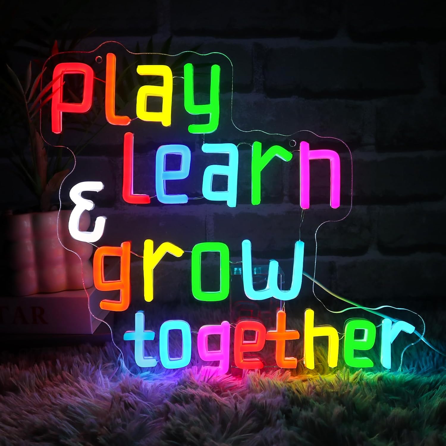 Play Learn Grow Together Neon  – обзор и цена Neon Sign Party