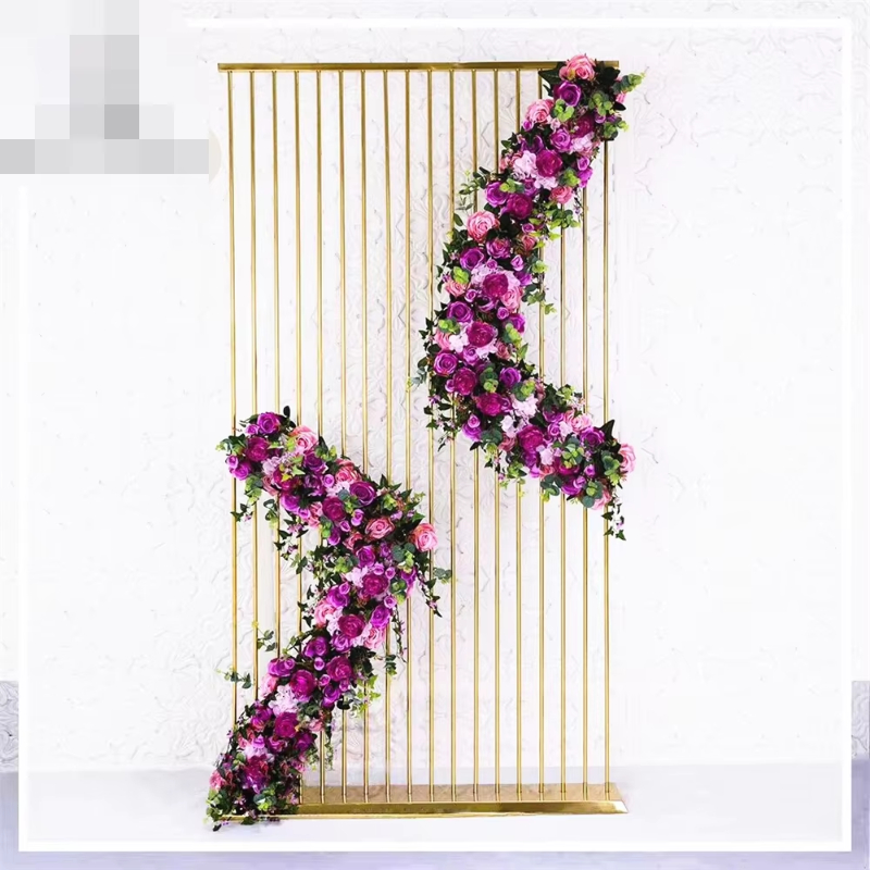 Shiny Gold Metal Frame Flower  – обзор и цена Dessert Table Backdrop
