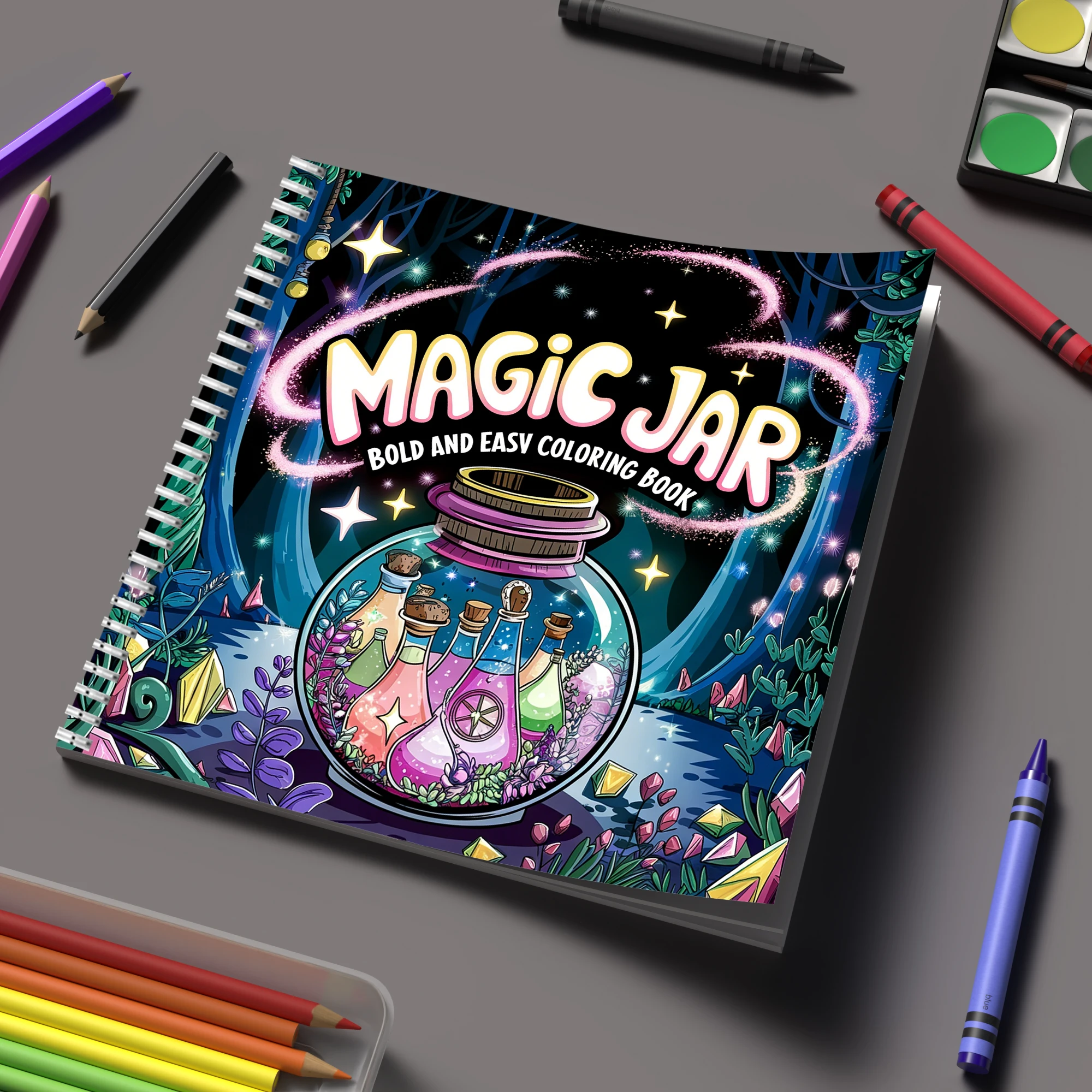 Coloring Book Magic Jar for Ad – обзор и цена Event Supplies