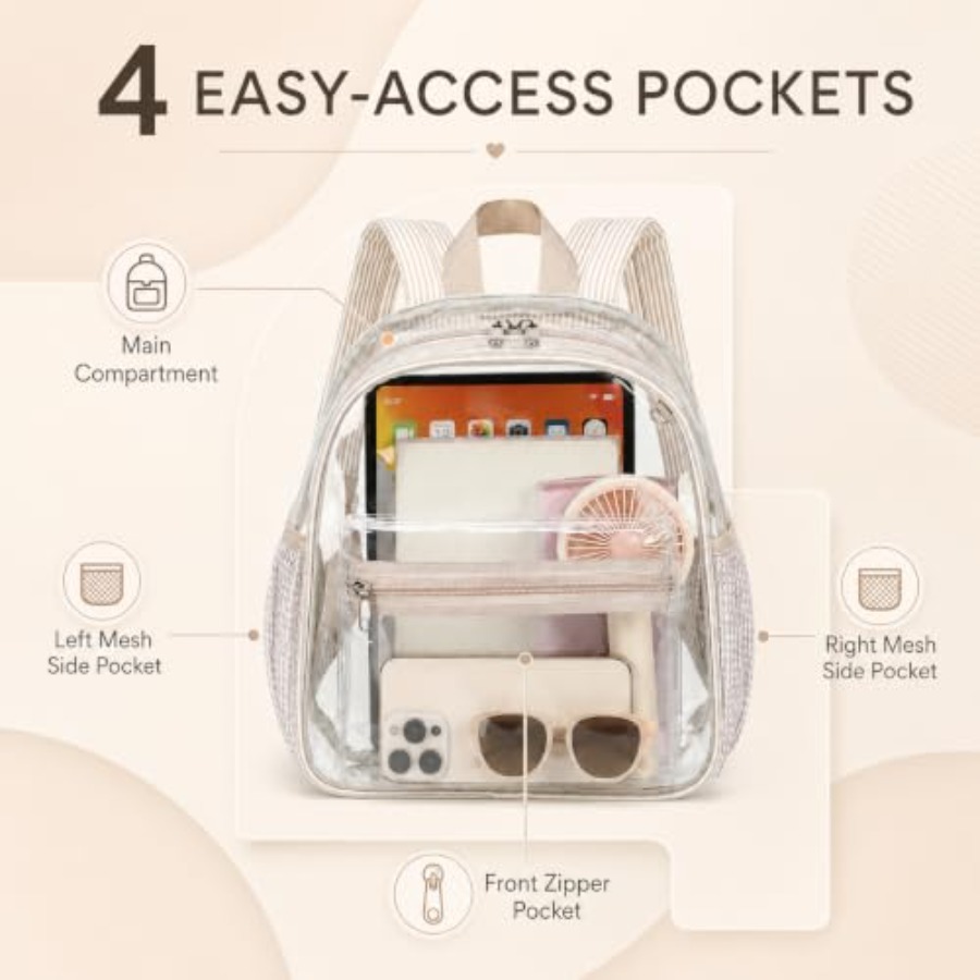 Mini Clear Backpack for Stadiu – обзор и цена Event & Party Supply Photos