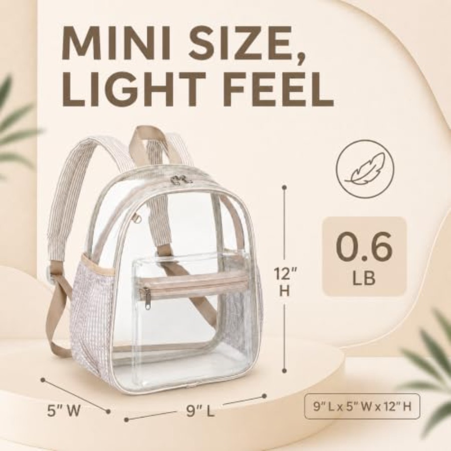 Mini Clear Backpack for Stadiu – обзор и цена Event & Party Supply Photos