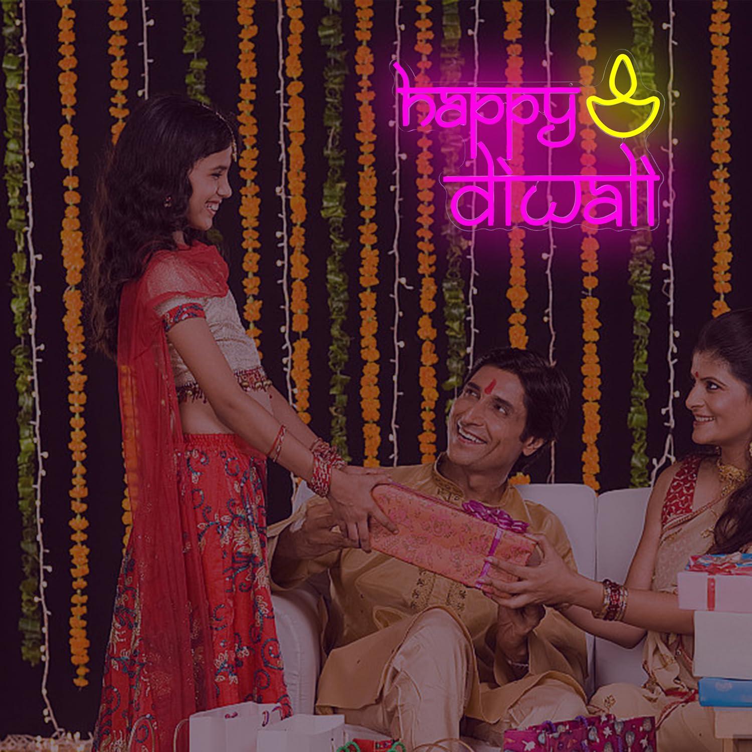Happy Diwali Neon Sign USB Pow – обзор и цена Neon Sign Party