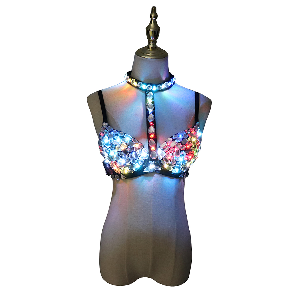 Nightclub Ds Sexy LED Bra Colo – обзор и цена Event Party Dj