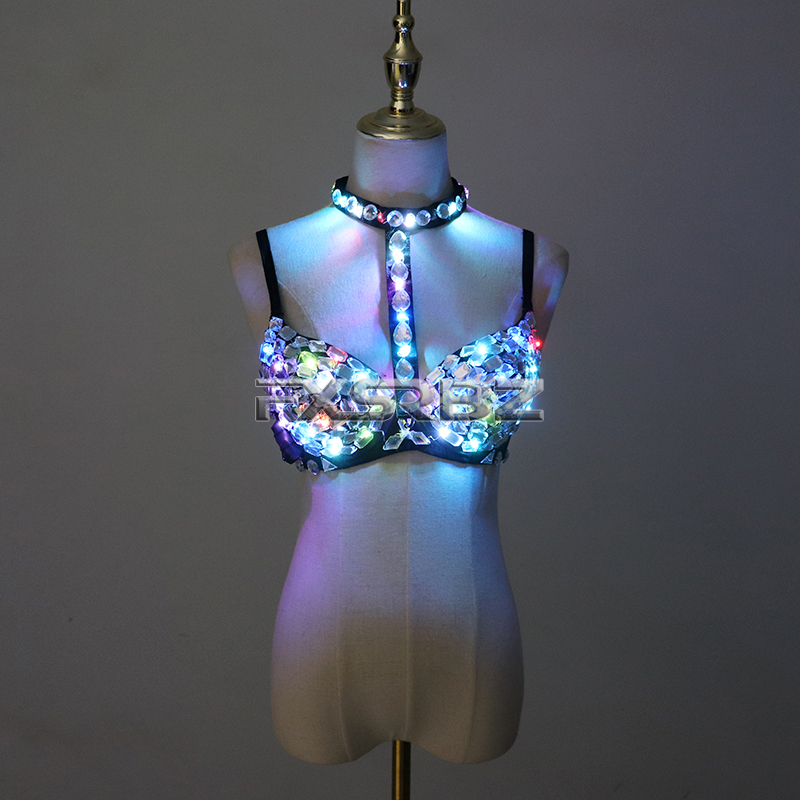 Nightclub Ds Sexy LED Bra Colo – обзор и цена Event Party Dj