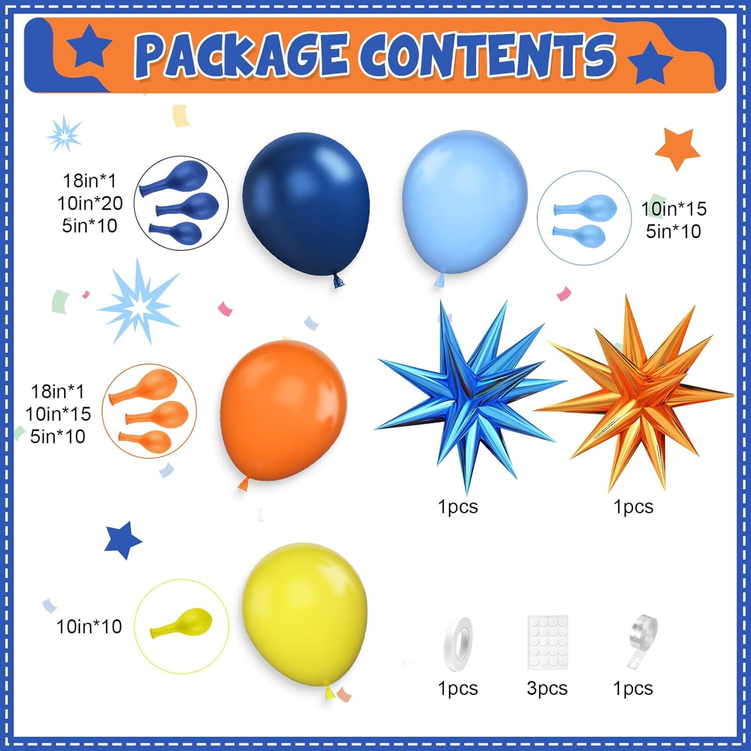 Fantasy Balloon Arch Kit, Oran – обзор и цена Balloon Arch Kit