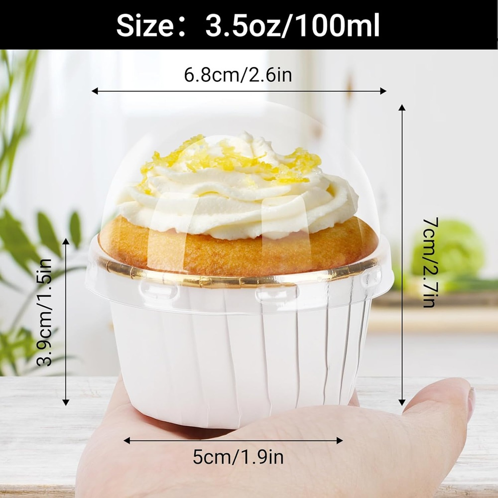 50 pcs Muffins Cup Paper Cupca – обзор и цена Plastic Cup 50Pcs