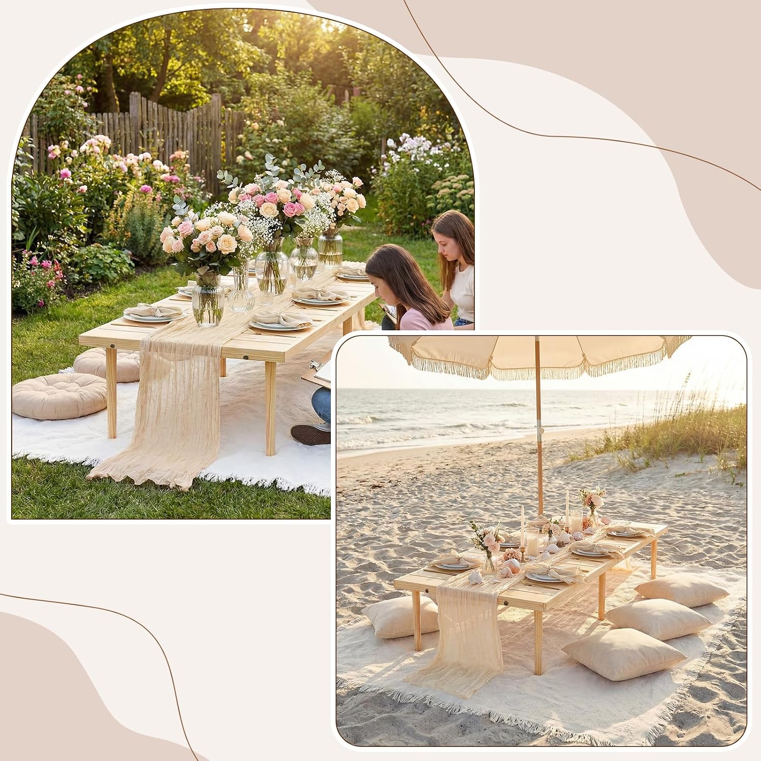 Folding Picnic Table Set With  – обзор и цена Napkin Folding Set