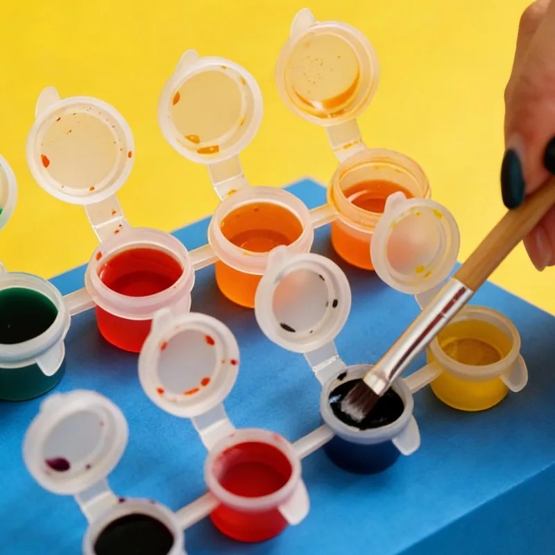 10/30/50PCS Empty Paint Pots M – обзор и цена Plastic Cup 50Pcs