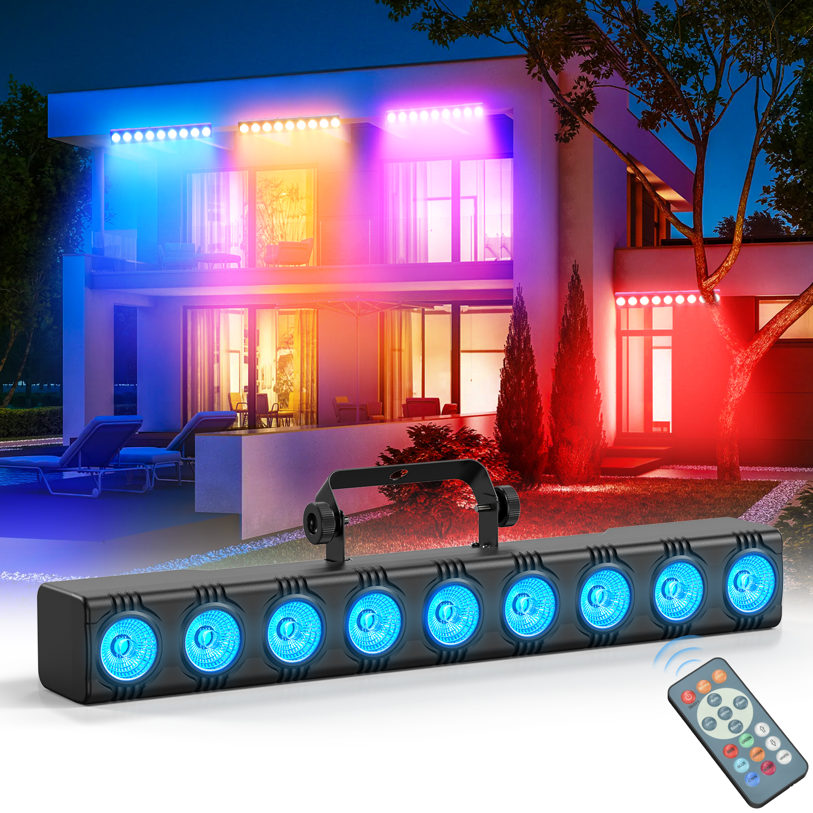 36W RGB Wall Washer Flood Ligh – обзор и цена Event Party Dj