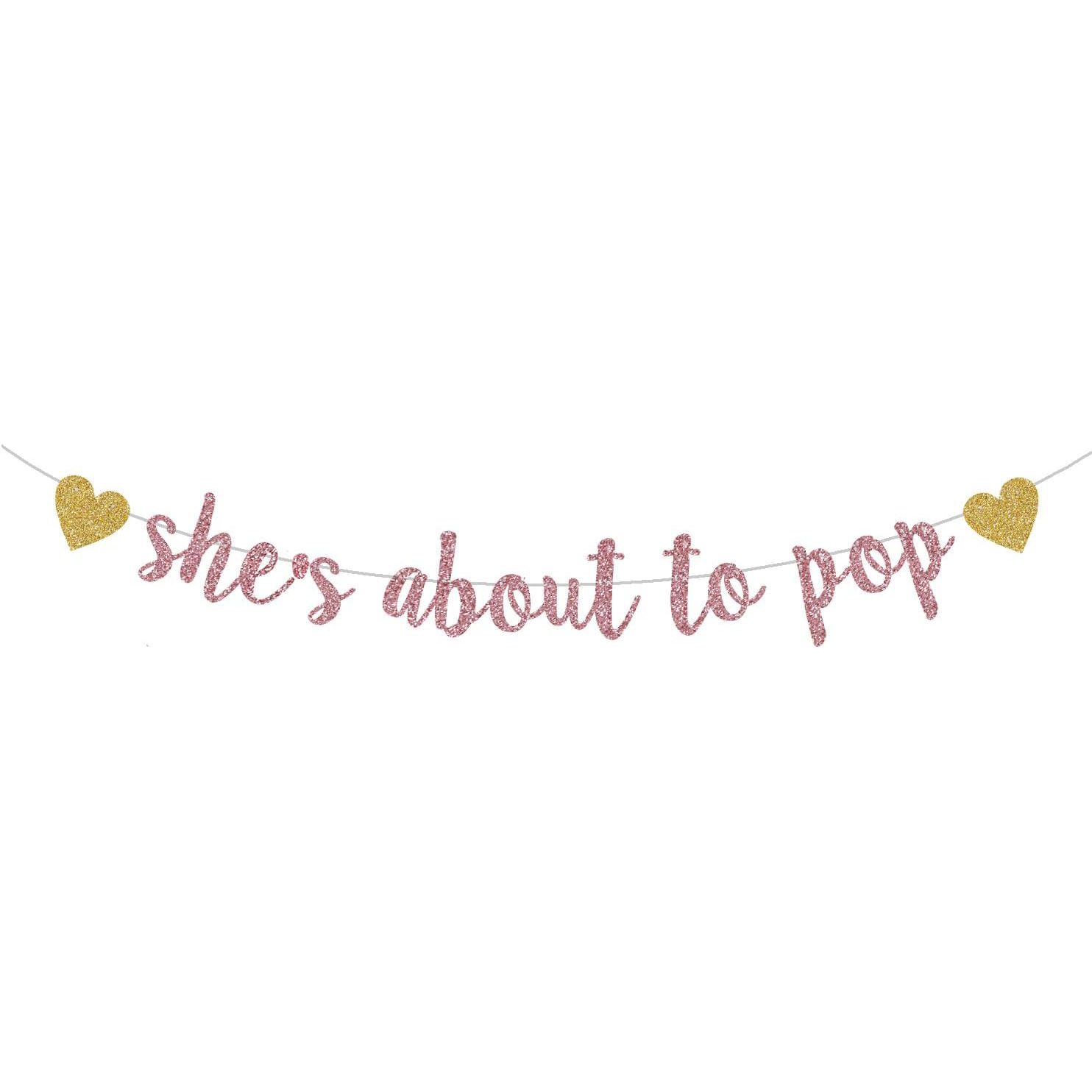 She's About to Pop Banner,Rose – обзор и цена Party Banner Gold