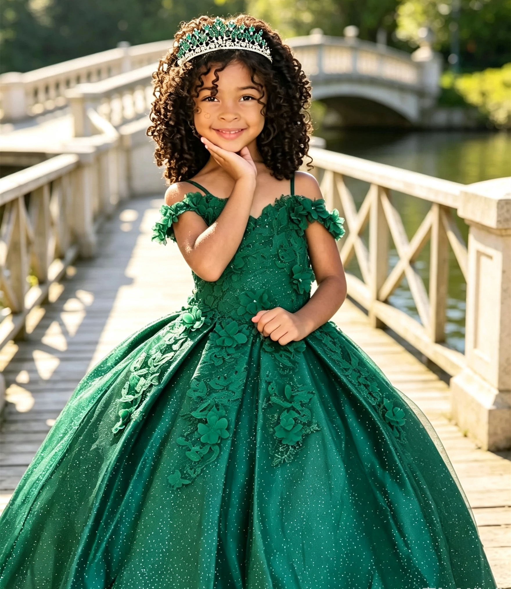 Glitter Flower Girl Dresses Fo – обзор и цена Birthday Sash Glitter