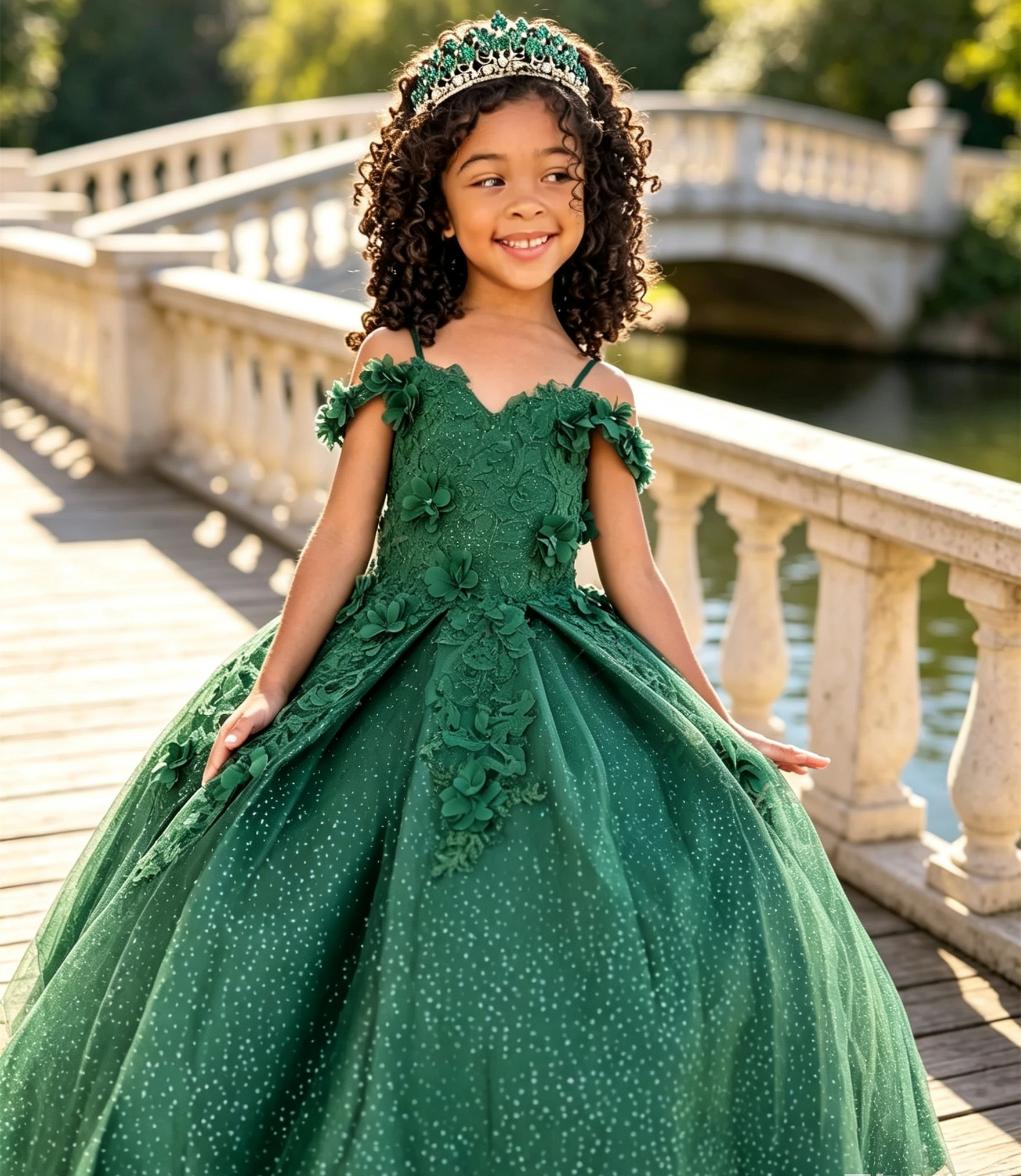 Glitter Flower Girl Dresses Fo – обзор и цена Birthday Sash Glitter
