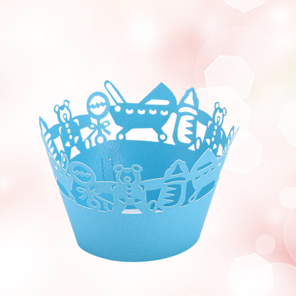 50pcs Carriage Cut Cupcake Wra – обзор и цена Plastic Cup 50Pcs