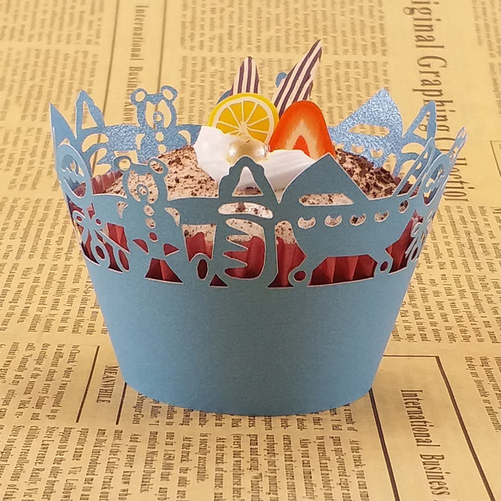 50pcs Carriage Cut Cupcake Wra – обзор и цена Plastic Cup 50Pcs