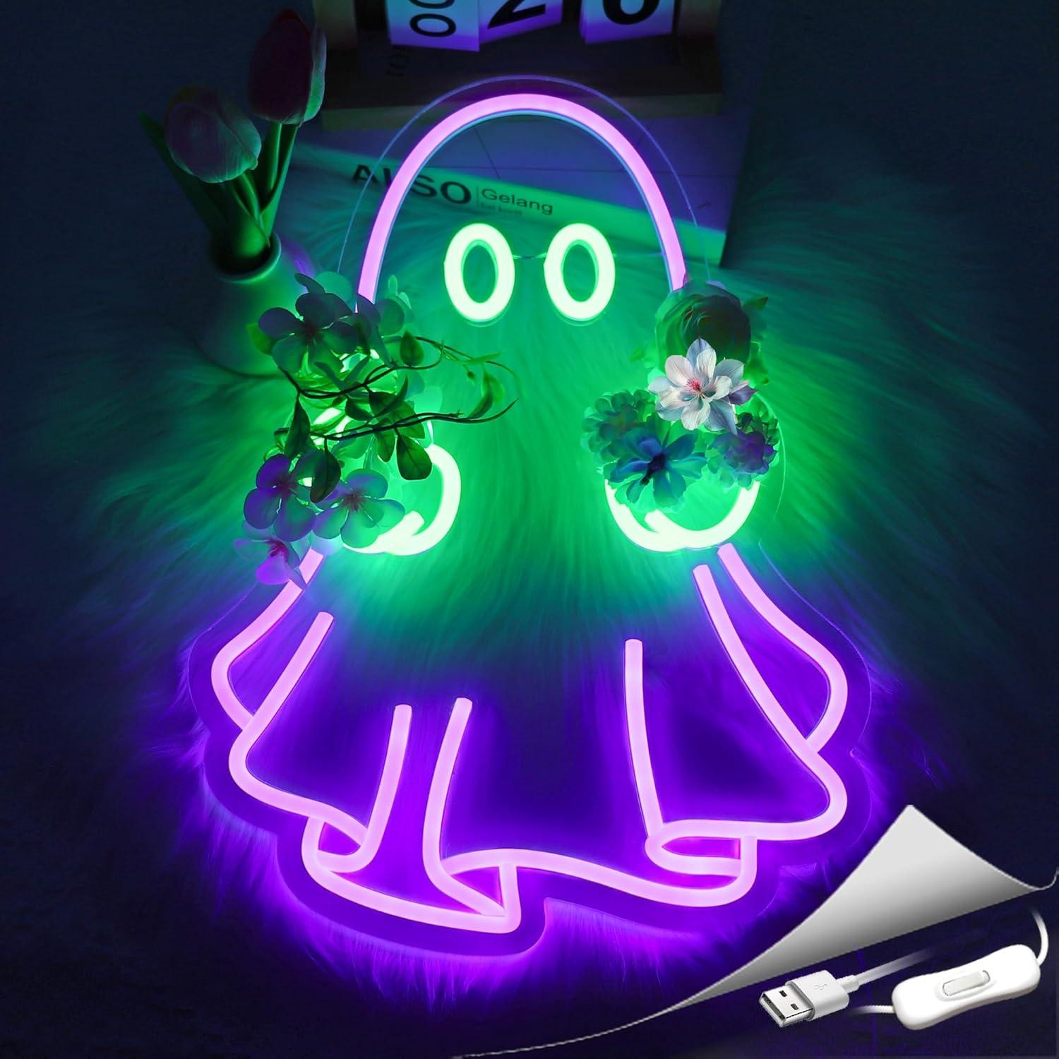 Ghost Neon Sign USB Powered LE – обзор и цена Neon Sign Party