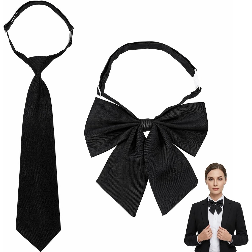 Black Bow Ties for Women, Larg – обзор и цена Event & Party Supply Photos