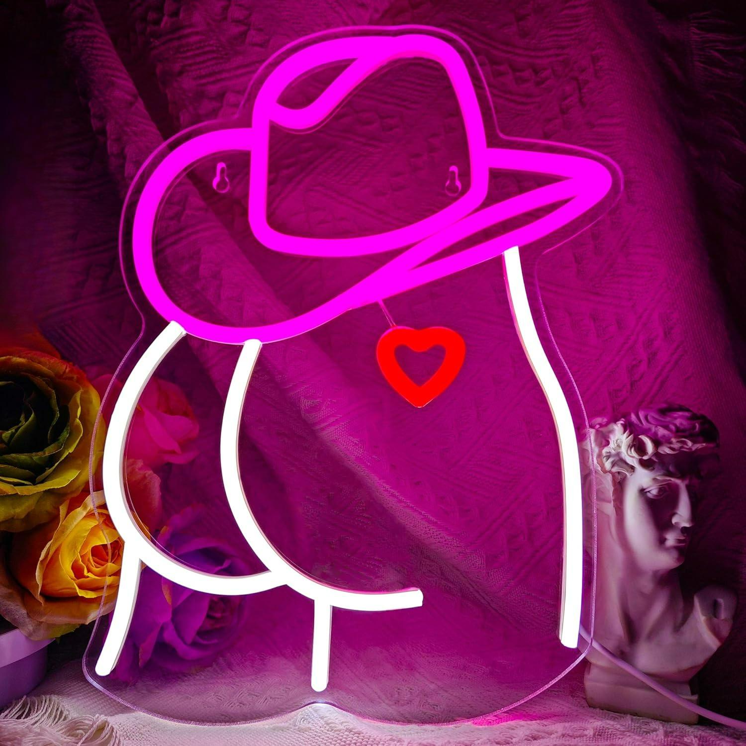 Cowgirl Neon Sign Dimmable LED – обзор и цена Neon Sign Party