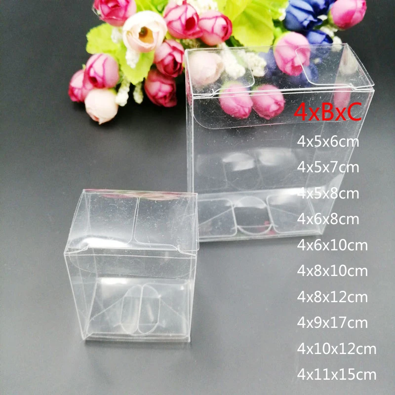 50pcs 4xBxC Rectangle Transpar – обзор и цена Event Party Box