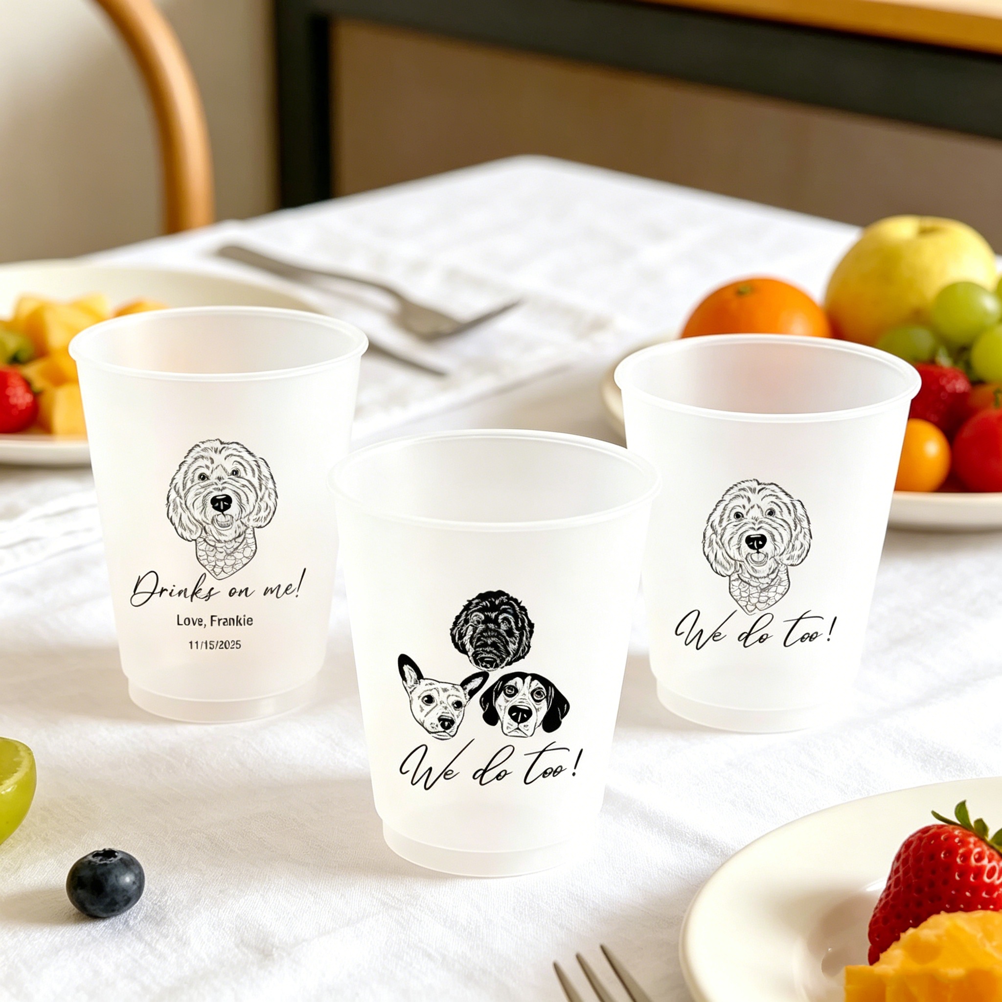 10/50 Custom Dog Cat Pet Portr – обзор и цена Plastic Cup 50Pcs