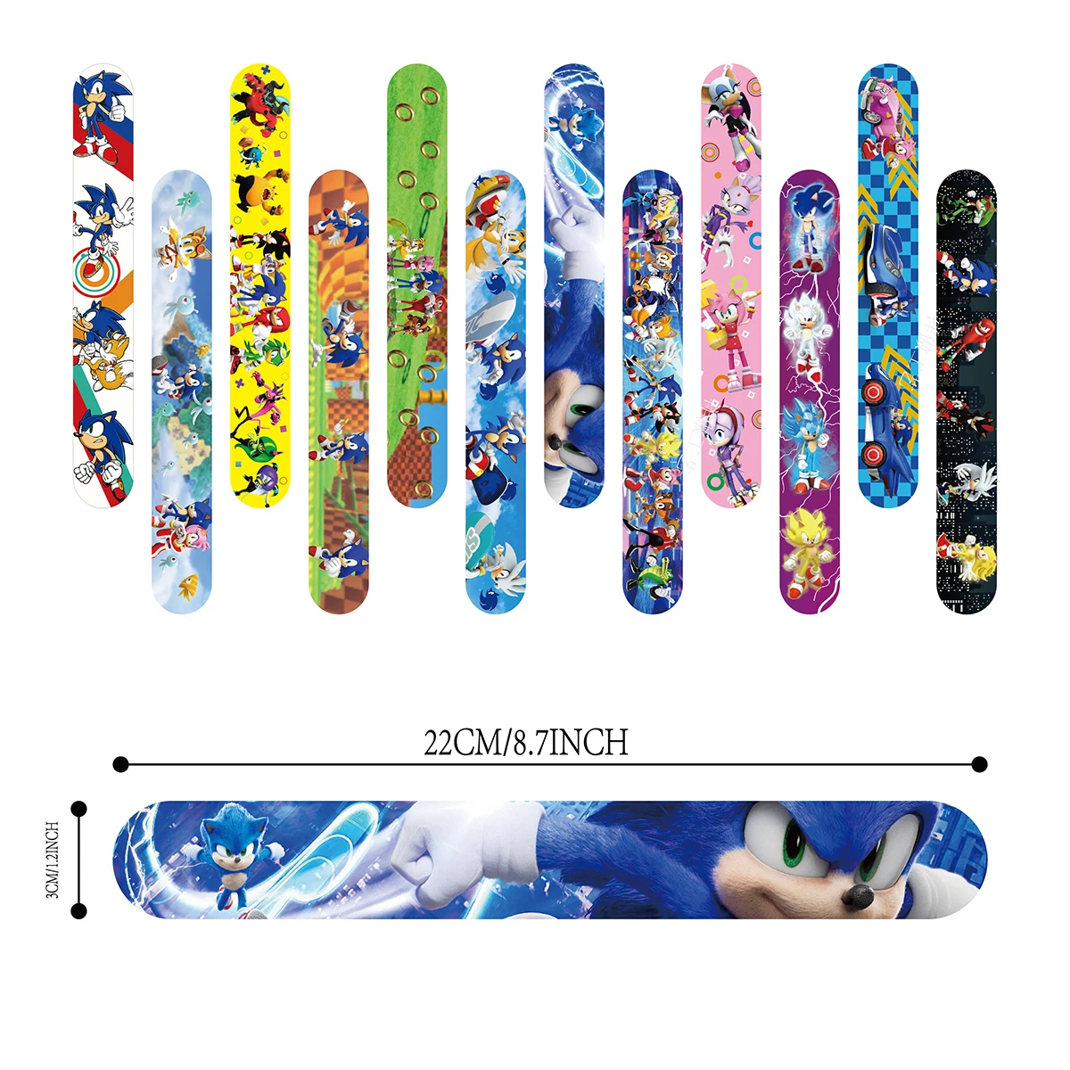 12/24/36pcs Sonic Slap Bracele – обзор и цена Event Supplies
