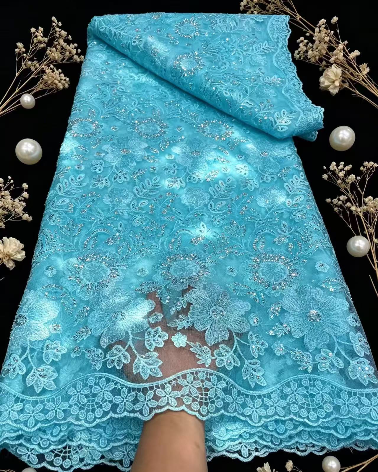 Pure French Tulle Net Sequins  – обзор и цена Glitter Tablecloth