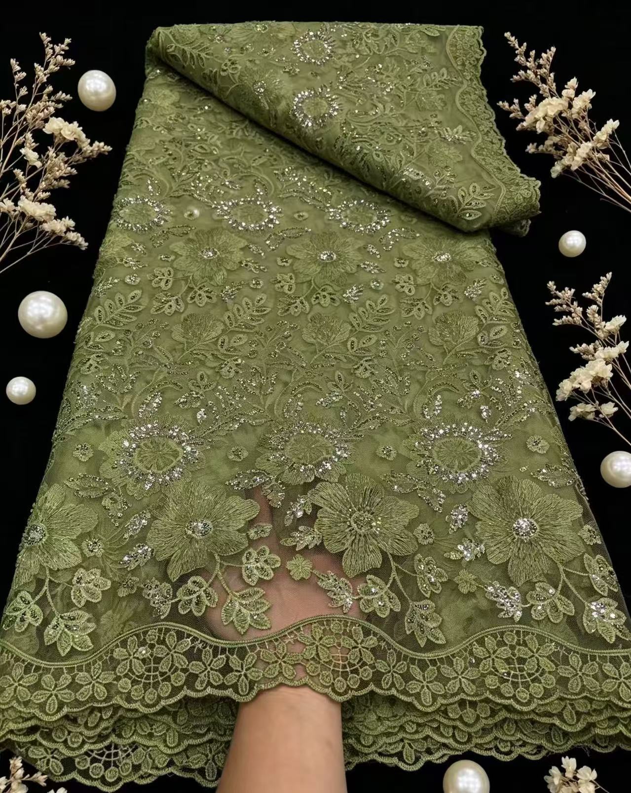 Pure French Tulle Net Sequins  – обзор и цена Glitter Tablecloth