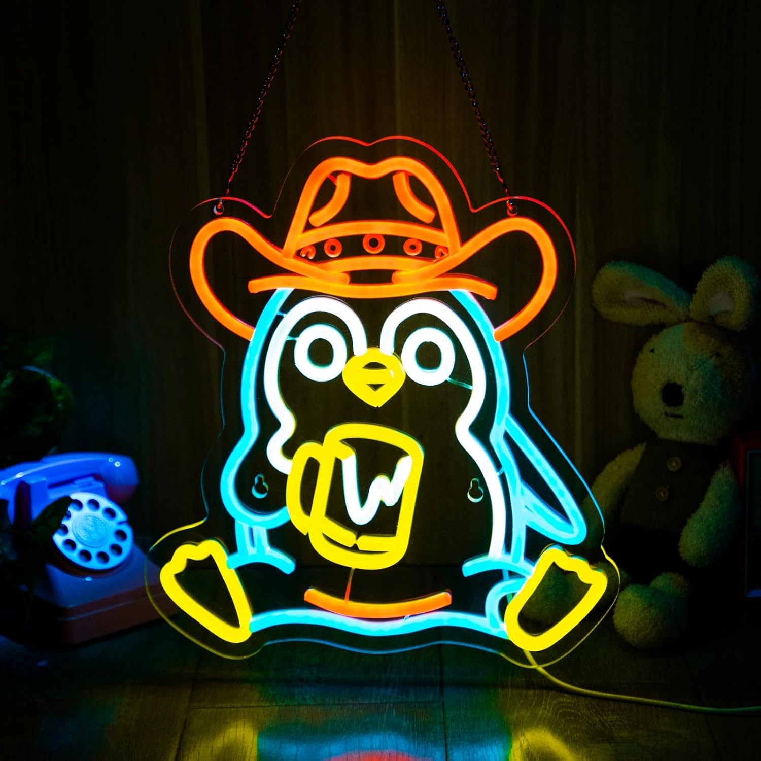 Penguin Neon Sign USB Powered  – обзор и цена Neon Sign Party