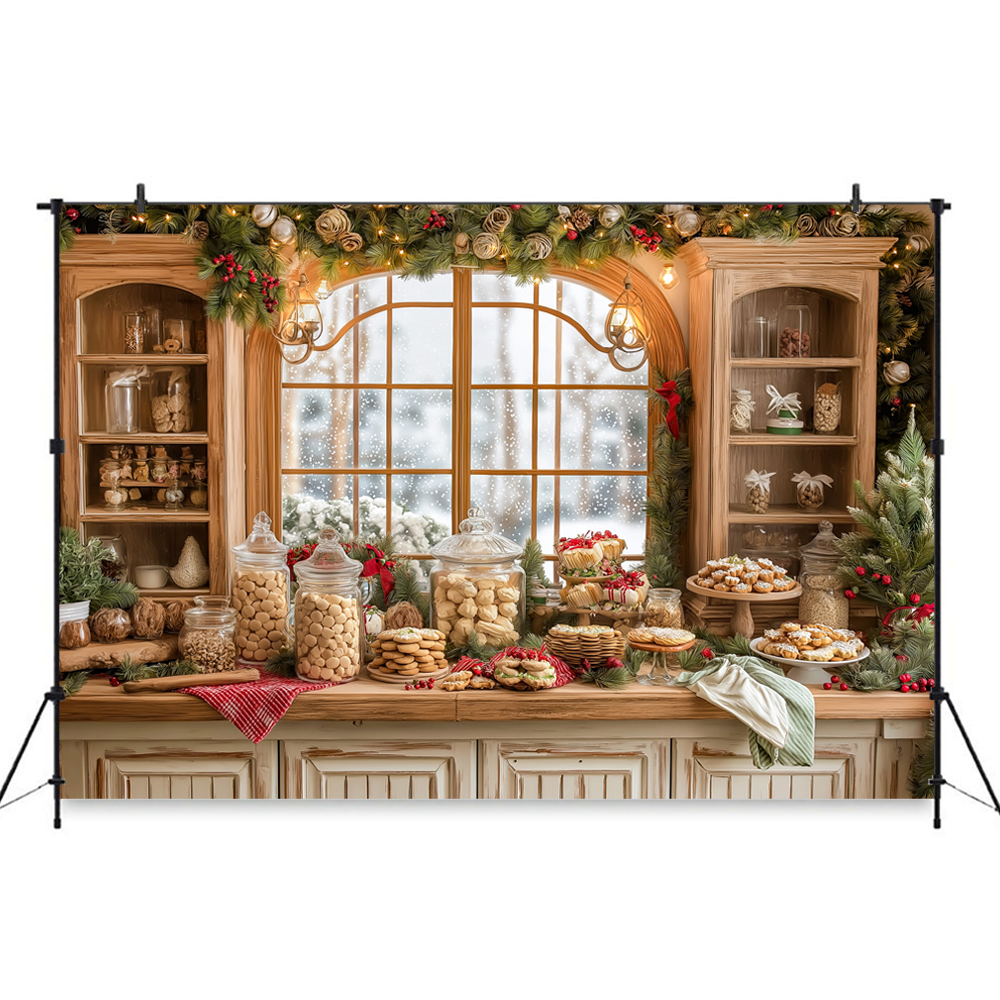 Christmas-Themed Dessert Table – обзор и цена Dessert Table Backdrop