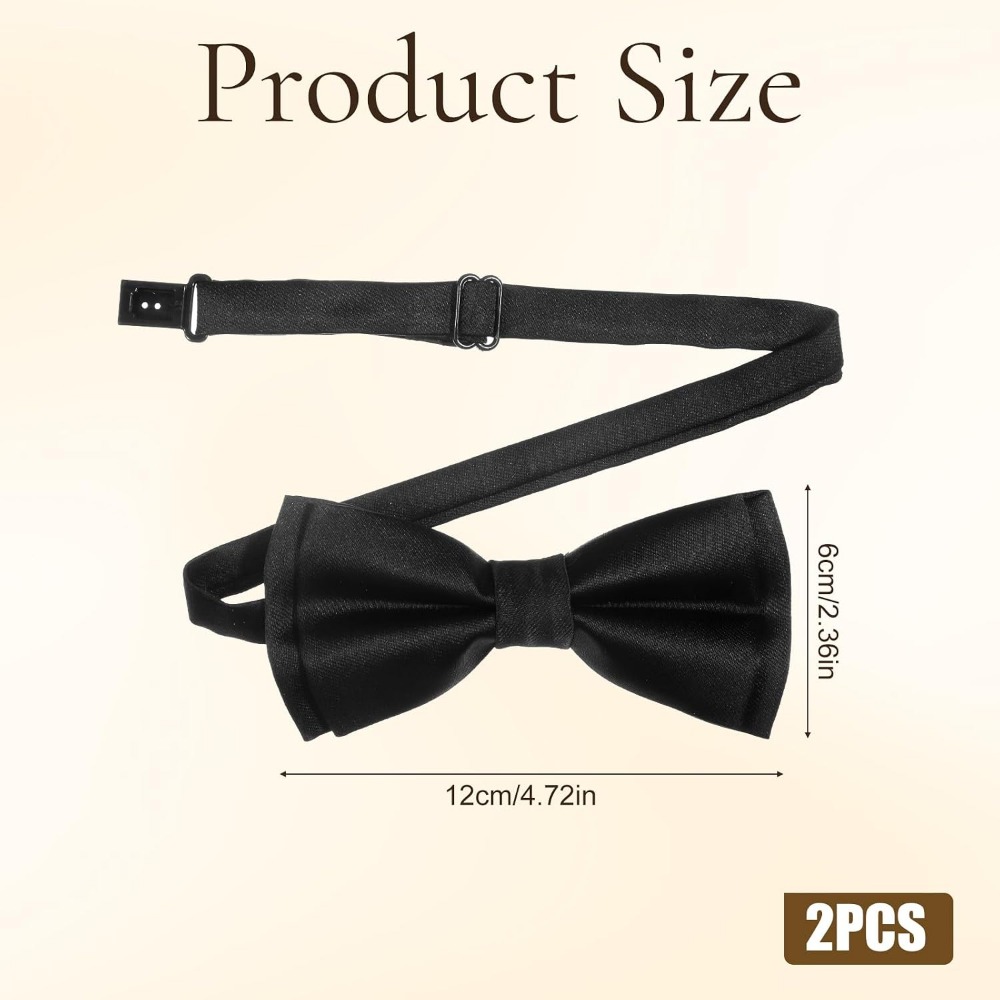 Men's Bow Ties, 2-Pack Solid C – обзор и цена Event & Party Supply Photos