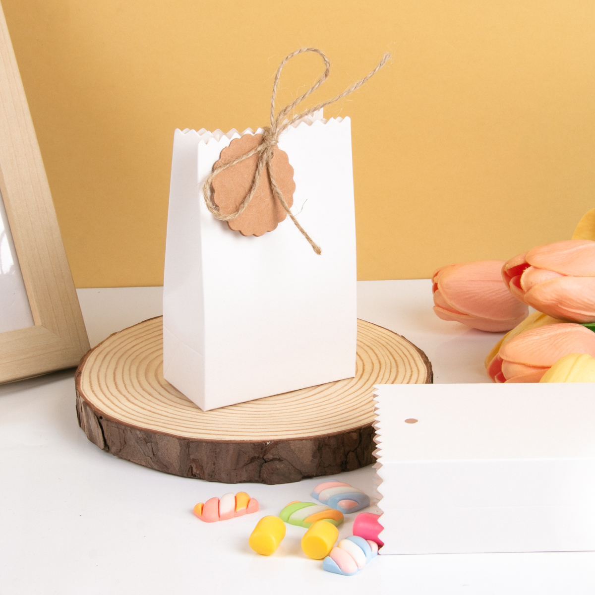 10/20pcs Retro Kraft Paper Bag – обзор и цена Event Party Box