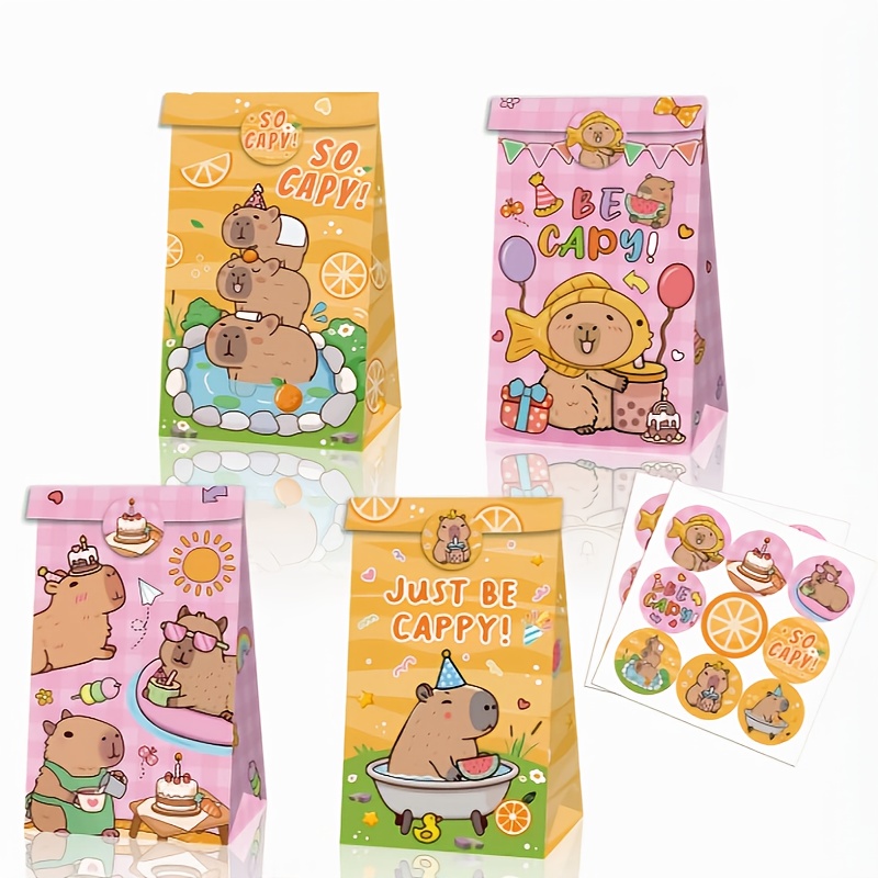12/24/48pcs Capybara Candy Bag – обзор и цена Event Party Box