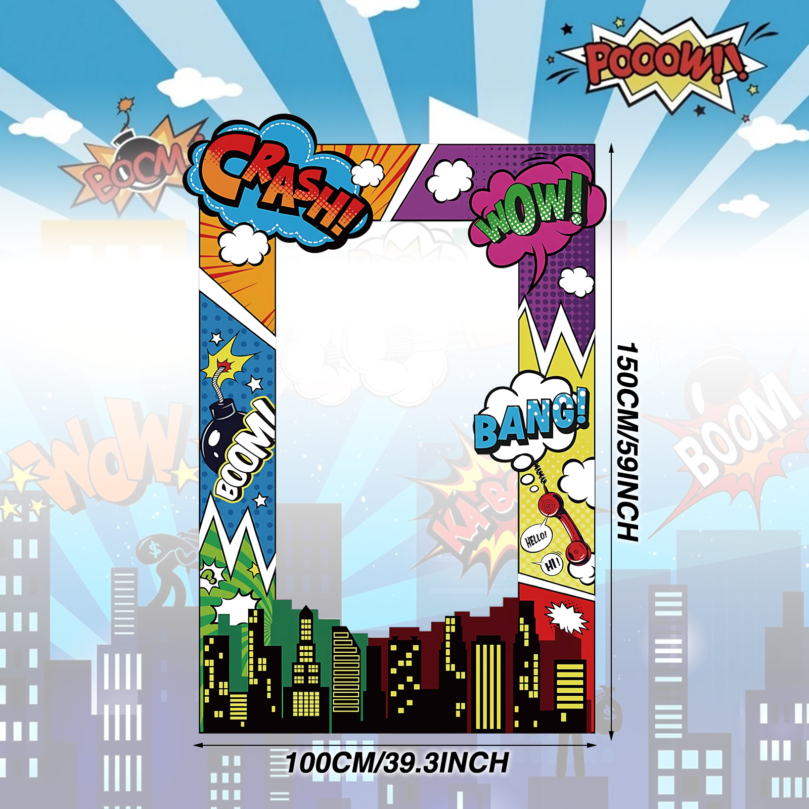 Super Hero Photo Prop Hero Bir – обзор и цена Photo Booth Frame